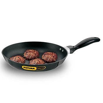 Hawkins Futura 24 cm Frying Pan, Non Stick Fry Pan, Frypan, Black (NF24)