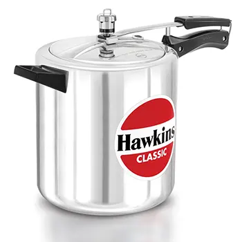Hawkins 8 Litre Classic Pressure Cooker, Tall Design Inner Lid Cooker, Big Cooker, Silver (CL8T)