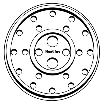 Hawkins 17 cm Pressure Cooker Grid for Steaming Food and Container Cooking, Silver (GRID17AL)