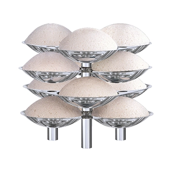 Hawkins Idli Stand for 5 Litre Cooker, 12 Idli Pan - For 5 Litre and bigger Pressure Cookers, Silver (ID12L)
